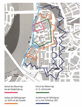 Düsseldorfs Stadtentwicklung 1288-1801